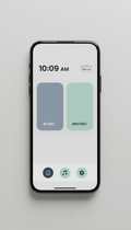 Minimalist Mobile Dashboard View