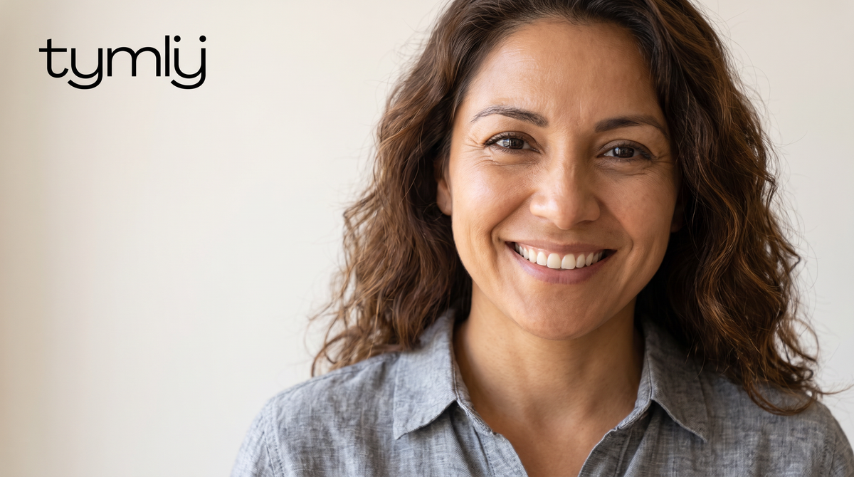 A tymly mental health disability provider smiling. 