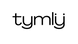 The wordmark 'tymlj' appears in lowercase black serif lettering centered on a plain white background.